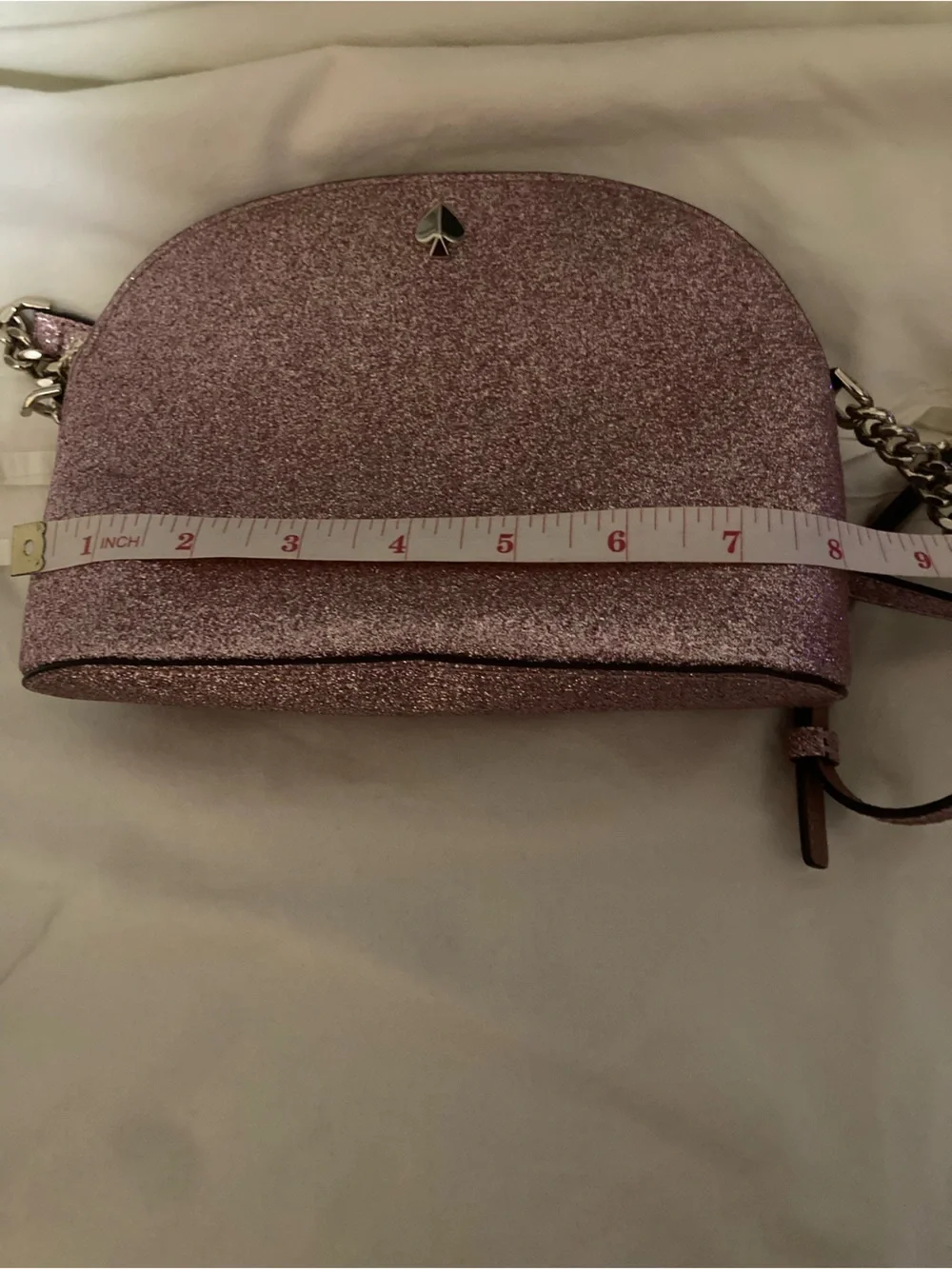 NWOT Kate Spade Glitter Pastel Pink Crossbody Shoulder Bag